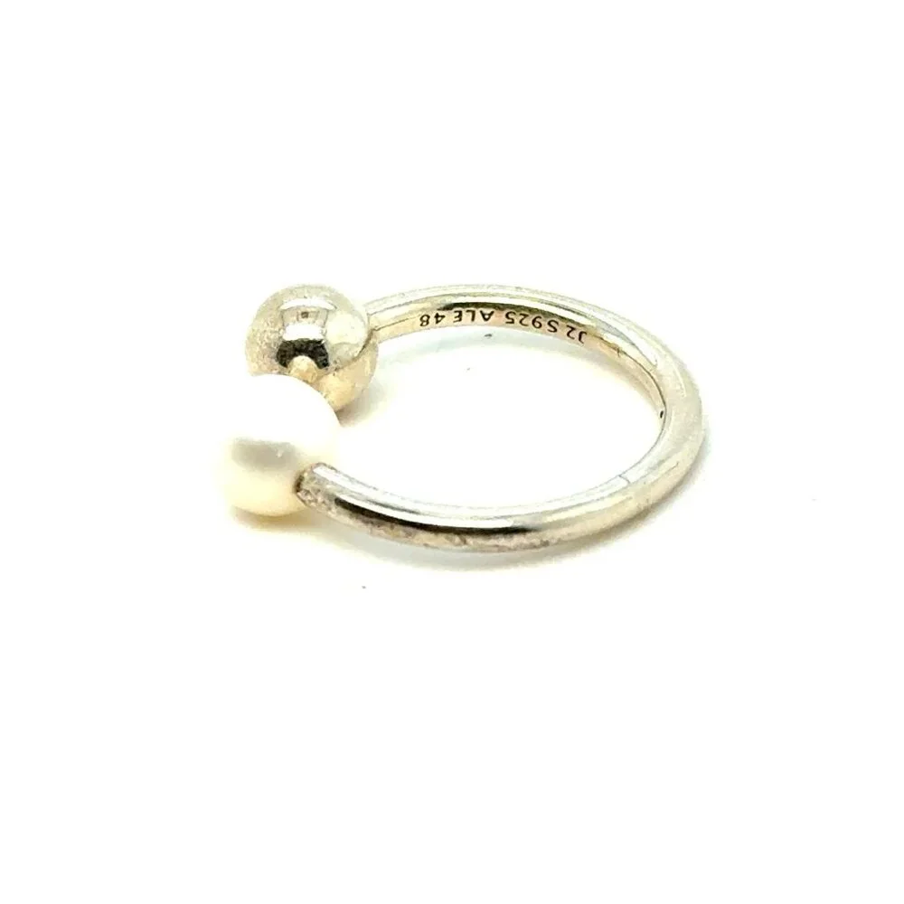 Retired‎ Pandora Contemporary Pearl Open Ring